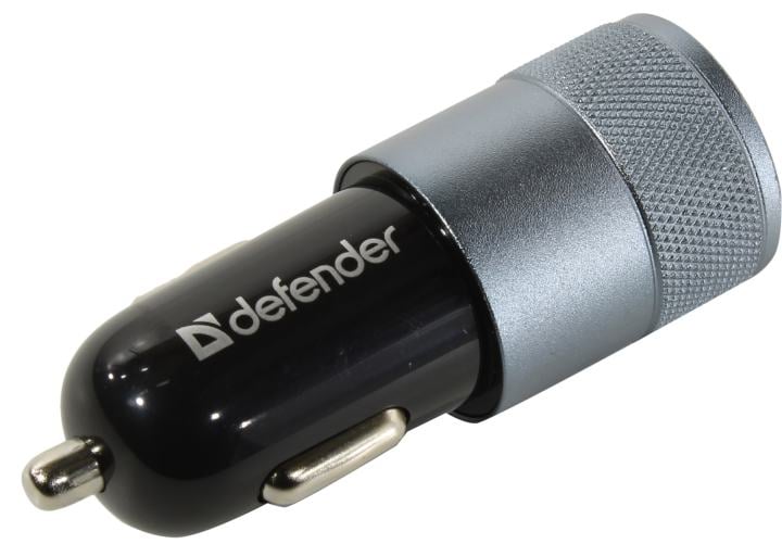 Зарядное устройство автомобильное Defender 83821, 2×USB, 10.5 Вт