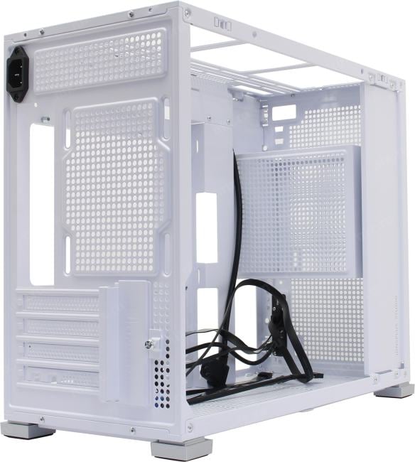 Корпус JONSBO D31 MESH White без БП, боковая панель из закаленного стекла, mini-ITX, micro-ATX, белый