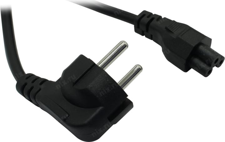 ExeGate PC5-1.8S <ES281010RUS> Кабель IEC-320-C5 - розетка 220V 1.8м Европейский  стандарт,  Г-образный