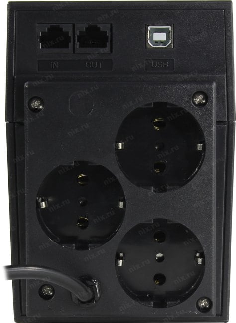 UPS 800VA PowerCom Raptor <RPT-800AP EURO>  +USB+защита телефонной линии/RJ45