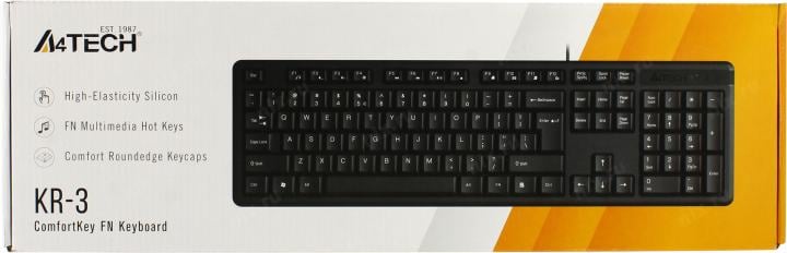 Клавиатура A4Tech KR-3 Black  <USB>  104КЛ