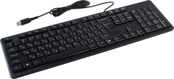 Клавиатура A4Tech KR-3 Black  <USB>  104КЛ