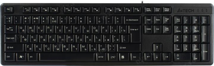 Клавиатура A4Tech KR-3 Black  <USB>  104КЛ