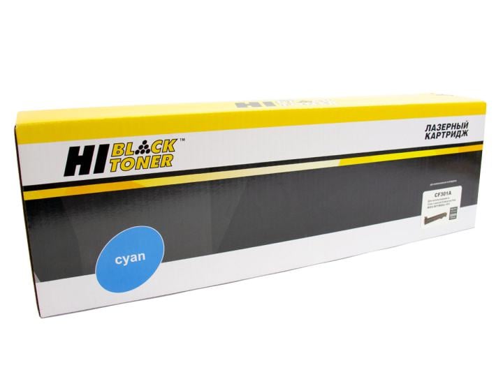Тонер-картридж Hi-Black (HB-CF301A) для HP CLJ Enterprise M880/M880z, №827A  , C, 32K