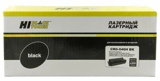 Картридж NetProduct (N-№046H BK) для Canon LBP-653/ 654/ MF732/ 734/ 735, Bk, 6,3K