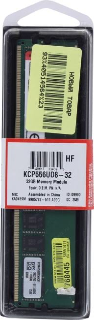 Kingston <KCP556UD8-32> DDR5  DIMM 32Gb <PC5-44800>