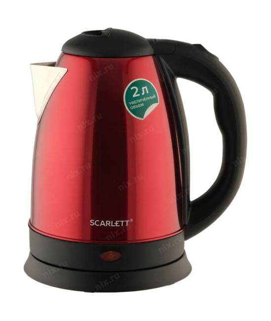 Scarlett <SC-EK21S76> Электрочайник  (2л, 1800Вт, стальной)