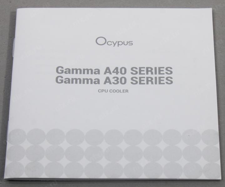 Ocypus <Gamma-A40-BK1NNWN00X-GL> Gamma A40 BK (4пин, 115x/1200/1700/1851/AM4/AM5,  29.5дБ, 600-2400 об/мин)