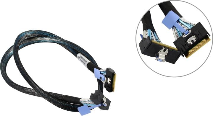 Gooxi CH-MCIO-8654-L850-PCIE4.0 <3.05.192.1075>  Кабель  MCIO  x8->SFF-8654 (x8)