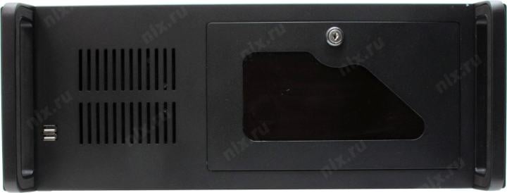 Server Case 4U Procase<B430-B-0>  Black ATX без  БП с дверцей