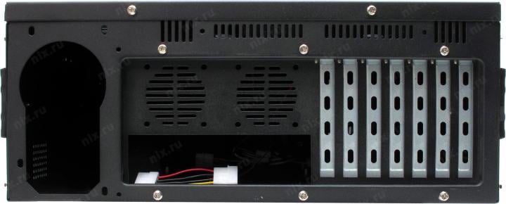 Server Case 4U Procase<B430-B-0>  Black ATX без  БП с дверцей