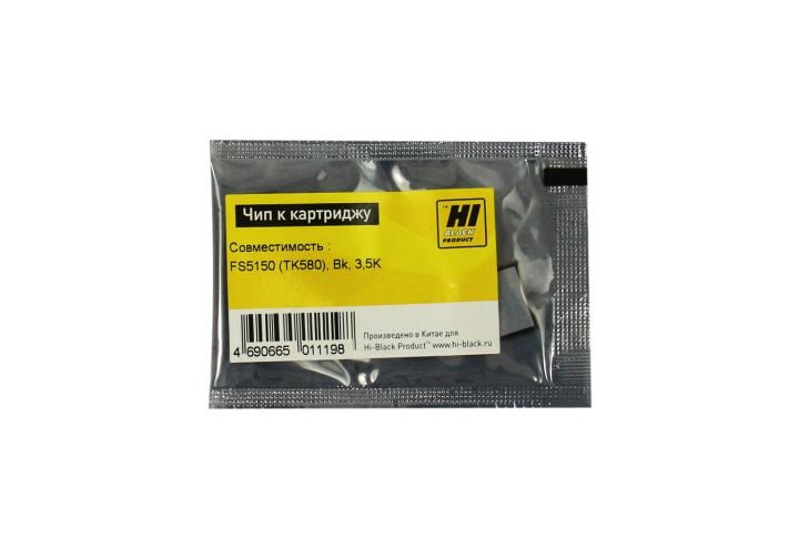 Картридж Kyocera FS-C5150DN (Hi-Black) TK-580, BK, 3,5K    