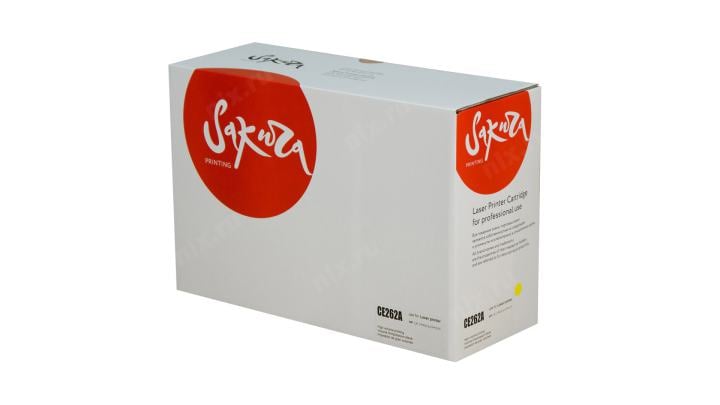 SACE262A Картридж SAKURA CE262A  для HP Color LaserJet  CP4020/4025/4520/4525,  желтый,  11000 к.