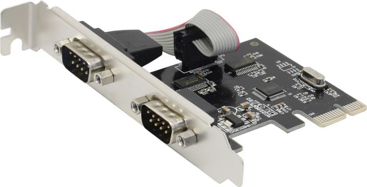 Контроллер Espada PCIe2SWCH, PCI-E, 2×COM (DB9), WCH382