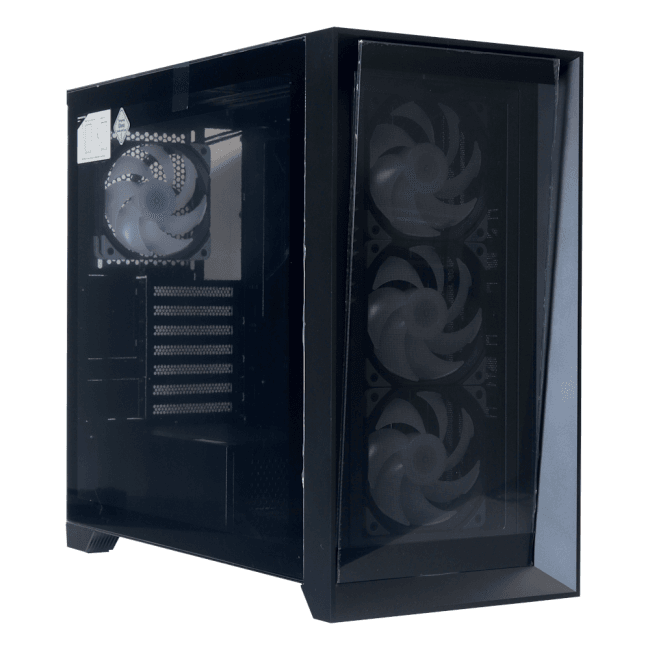 AH-TC1GC-000 ACD Lagrange ATX, Black, FANS: 120mm ARGB: 3 Top + 1 Rear + HUB. Drive bay int:  3x3,5  +  3x2,5. 2xUSB3.0+1x