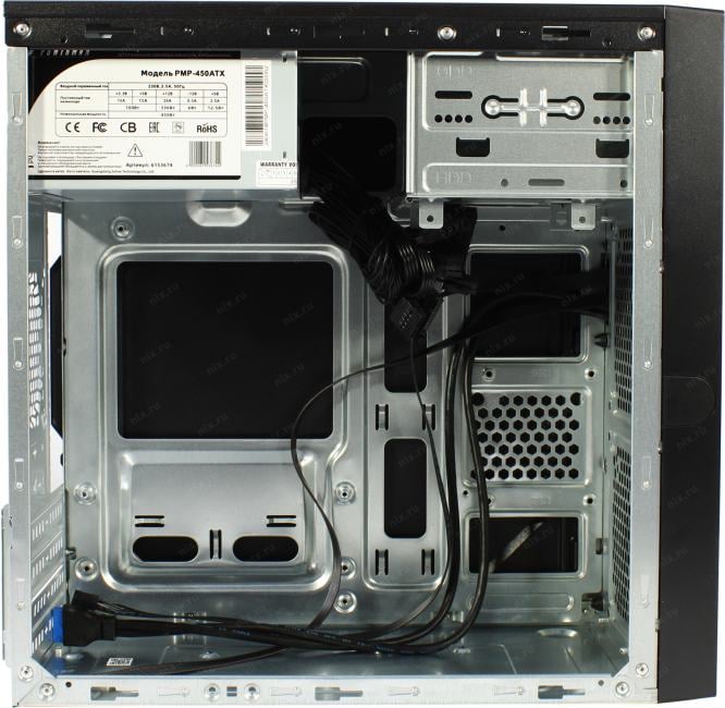 Minitower Powerman <SV511>  MicroATX 450W (24+4+6/8пин)