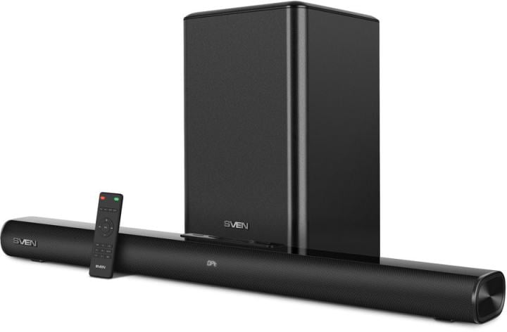 Саундбар SB-2200D, черный (300Вт, DD, BT, HDMI, ПДУ, Optical, USB,  дисплей,  беспроводной  сабвуфер) SV-020811