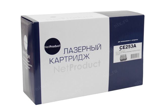 Картридж NetProduct (N-CE253A) для HP CLJ  CP3525/CM3530,  Восстановленный,  M, 7K