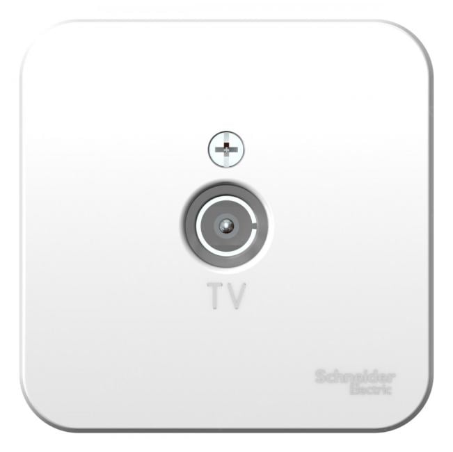 Электроустановочное изделие BLANCA розетка TV антенна коннектор, 1-местная, открытой установки, белый (BLNTA000011)