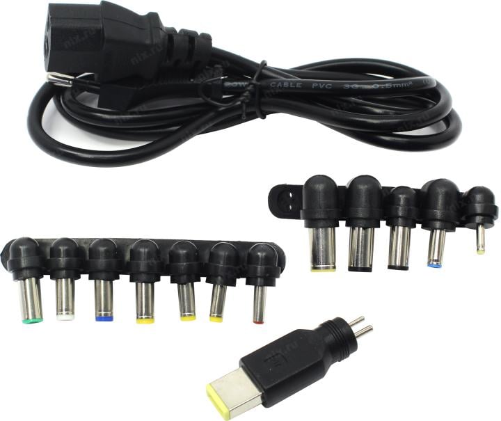 KS-is Tirzo <KS-271B> блок питания (12-24V, 90W)+13 сменных  разъёмов  питания
