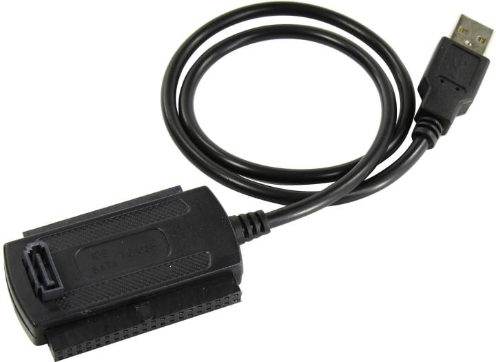 Адаптер KS-IS KS-461, USB 2.0–SATA/IDE, с БП