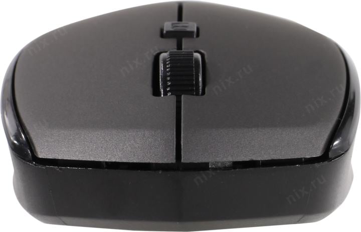 OKLICK Wireless Optical Mouse <488MW> <Black&Grey> (RTL) USB  4btn+Roll  <1196571>