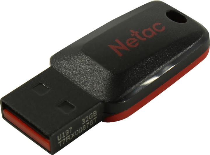 Netac <NT03U197N-032G-20BK> USB2.0 Flash  Drive 32Gb (RTL)