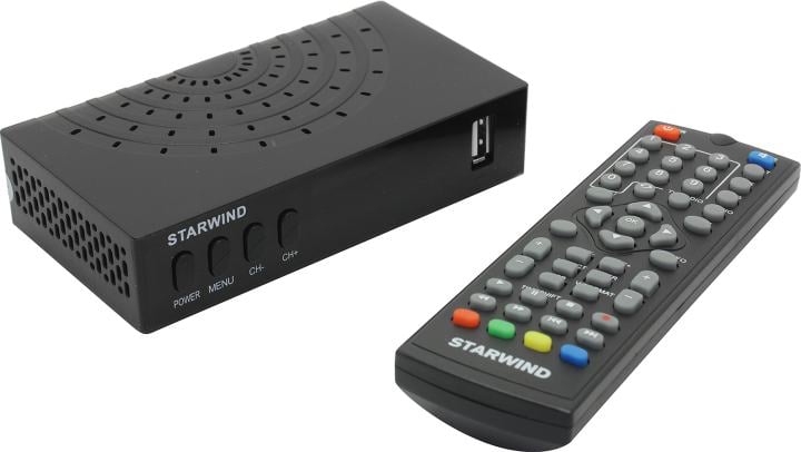Starwind <CT-220> (Full HD A/V Player, HDMI,  RCA,  2xUSB2.0,  DVB-T2/DVB-C, ПДУ)