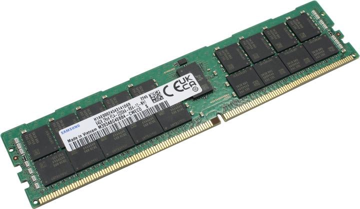 Оперативная память Samsung DDR4  64GB RDIMM (PC4-25600) 3200 Mbps ECC Reg 1.2V (M393A8G40BB4-CWE) 1 year, OEM, clean pull