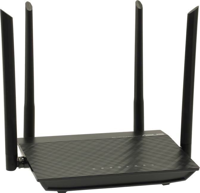ASUS RT-AC1200 (V2) Беспроводной двухдиапазонный маршрутизатор AC1200  с поддержкой технологии MU-MIMO, Wi-Fi 5 (ac)