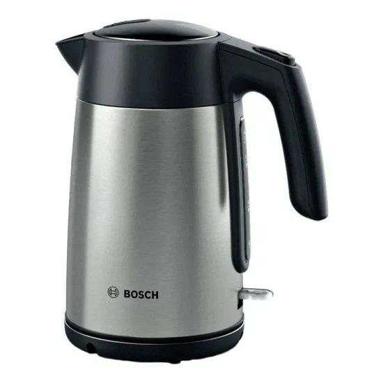 Чайник Bosch TWK7L460, 1.7 л, 2400 Вт, стальной