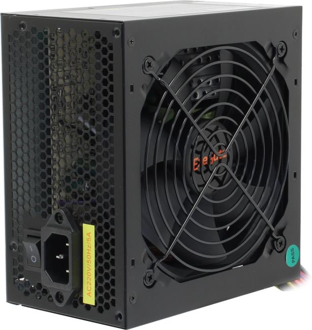 Exegate EX282070RUS-PC Блок питания 550W ExeGate XP550 (ATX, PC, 12cm fan, 24pin, 4pin, PCIe, 3xSATA, 2xIDE, black, кабель 220V в комплекте)