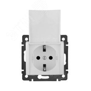 Legrand  774422 Розетка 2К+З  кр БЕЛ VLN