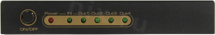 VCOM <DD424> HDMI Splitter (1in -> 4ou,  ver2.0t) + б.п.