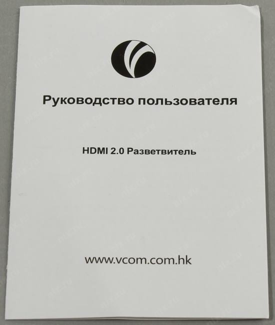 VCOM <DD424> HDMI Splitter (1in -> 4ou,  ver2.0t) + б.п.
