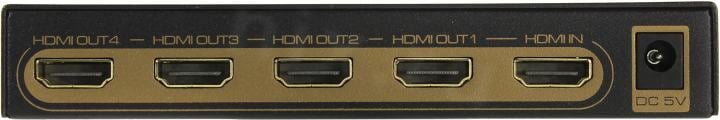 VCOM <DD424> HDMI Splitter (1in -> 4ou,  ver2.0t) + б.п.