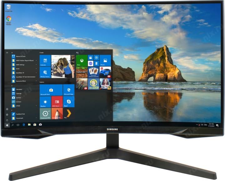 27"   ЖК монитор Samsung Odyssey G5 S27CG550EI (Curved LCD,  2560x1440, HDMI, DP)