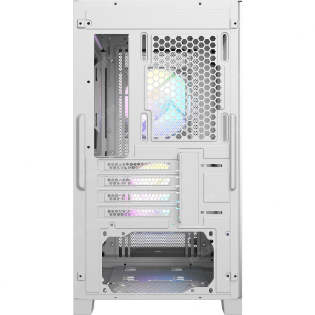 PcCooler C3D310 WH ARGB Корпус без блока питания/ PCCooler C3D310 WH ARGB, Tempered Glass Mid Tower, White, ABS,  TG,  SP