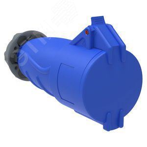 Розетка IEK PSN21-016-3 переносная ССИ-213 16А-6ч/200-250В  2Р+РЕ IP44 MAGNUM