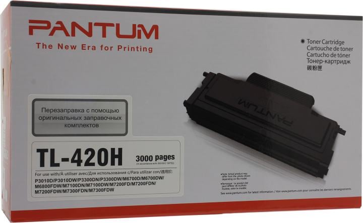 Тонер-картридж Pantum TL-420H, 3000 стр.