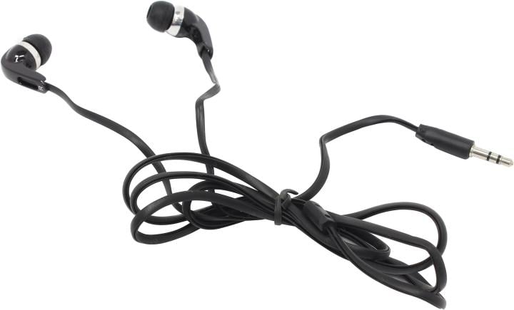 Defender Наушники-вкладыши Basic 610 / пластк / 3,5-мм джек / чёрный / 1,1 м
