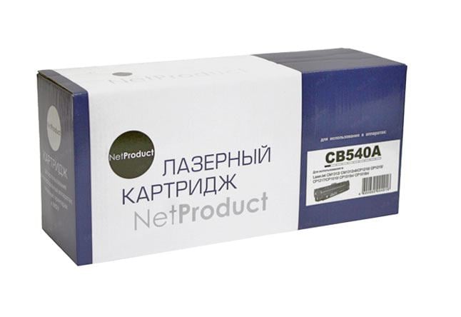 Картридж NetProduct N-CB540A для HP CLJ CM1300/CP1210, черный, 2,2K
