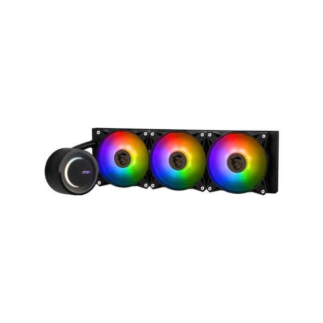 MSI MAG CORELIQUID E360 (4пин, 115x/1200/1700/TR4/AM5/AM4, 11.2-32.5дБ,  600-1800об/мин,вод.  охл.)