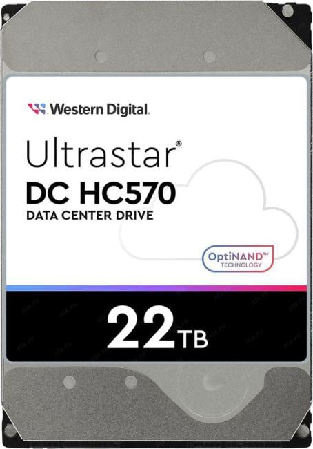 Жесткий диск/ HDD WD SAS Server 22Tb Ultrastar DC HC580 7200 12Gb/s 512MB 1 year warranty (replacement WUH722222AL5204, WUH722020BL5204, ST22000NM000E, MG10SCA20TE, ST20000NM002D, ST20000NM007H)