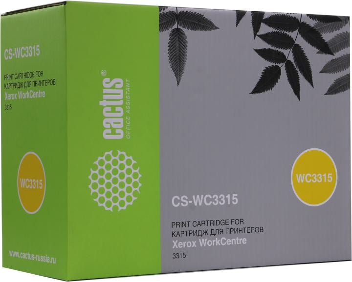 Картридж лазерный Cactus CS-WC3315 106R02308 черный (2300 стр.) для Xerox WorkCentre 3315