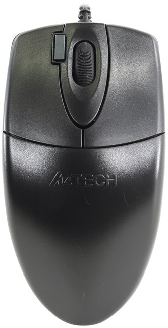 A4Tech V-Track Optical Mouse  <OP-620D-1000dpi-Black>  (RTL)  USB 4but+Roll