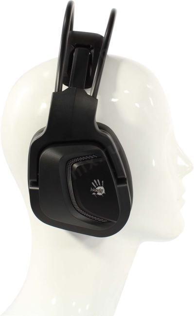 Наушники с микрофоном Bloody G575 Black (USB, шнур 2м, с  регулятором  громкости)