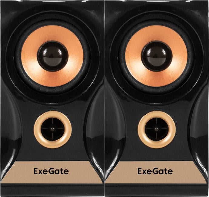 Акустическая система 2.0 ExeGate Maestro SPS-590 (Активная, питание 220В, 2х3Вт, 30-18000Гц, темное дерево, Color Box)