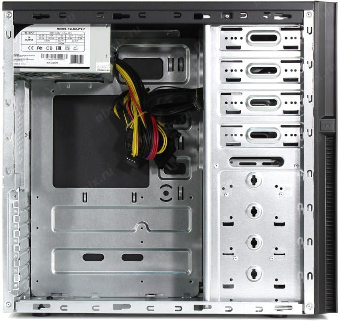 Miditower Powerman <BA833BK>  ATX 600W (24+2x4+2x6/8пин)
