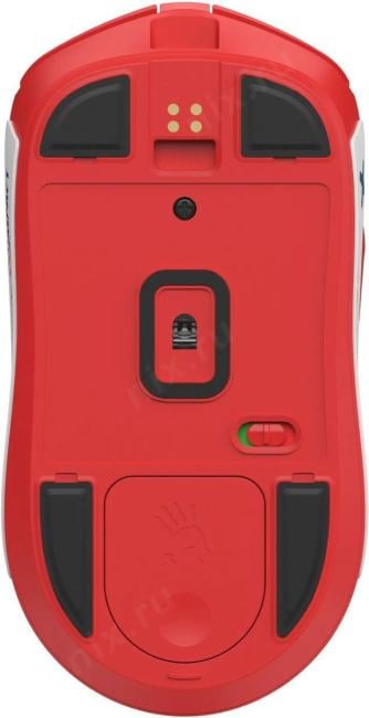 R72 PRO PYRO BLAZE Мышь A4Tech Bloody R72 Pro красный оптическая 26000dpi беспров.  USB-C 7but ()